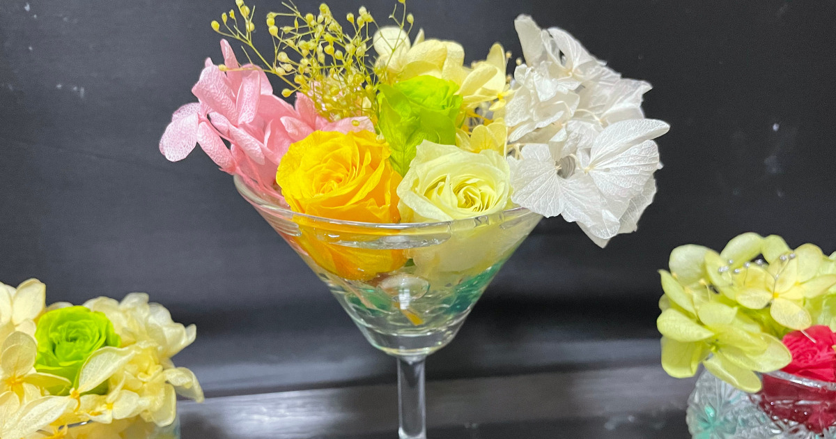 フラワーカップジェル作り（精油付）